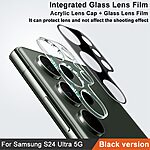 Αντιχαρακτικό γυαλί κάμερας IMAK για Samsung Galaxy S24 Ultra 5G Camera lens Tempered Glass 9H – 0.15mm Black Version - Image 2