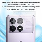 Αντιχαρακτικό γυαλί κάμερας IMAK για Xiaomi Poco X6 Pro 5G Camera lens Tempered Glass 9H – 0.15mm - Image 2