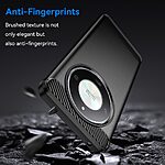 Θήκη Honor Magic6 Lite 5G Mad Mask Brushed TPU Carbon Πλάτη μαύρο - Image 2