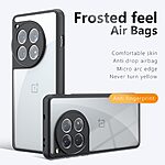 Θήκη OnePlus 12R 5G Mad Mask Hybrid Sockproof Transparent πλάτη από αντικραδασμικό TPU μαύρο - Image 2