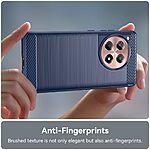 Θήκη OnePlus 12R 5G Mad Mask Brushed TPU Carbon Πλάτη μπλε - Image 5