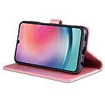 Θήκη Samsung Galaxy A05s AZNS Litchi Retro AZNS Texture Leather με βάση στήριξης, υποδοχές καρτών και μαγνητικό κούμπωμα ροζ χρυσό - Image 3