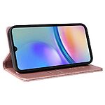 Θήκη Samsung Galaxy A05s YIKATU Folio Series με βάση στήριξης, υποδοχή καρτών και μαγνητικό κούμπωμα Flip Wallet από συνθετικό δέρμα και TPU ροζ χρυσό - Image 4