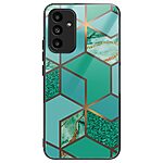 Θήκη Samsung Galaxy A15 4G / A15 5G OEM Geometric Elegance: Green & Marble Edition