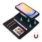 Θήκη Samsung Galaxy A25 5G BETOPNICE Leather Wallet v005 με μαγνητική αποσπόμενη πλάτη, βάση στήριξης, υποδοχές καρτών και μαγνητικό κούμπωμα μαύρο - Image 4