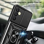 Θήκη Samsung Galaxy A25 5G Mad Mask Camshield Armor Guard Πλάτη με προστασία για την κάμερα, Kickstand και Βάση στήριξης από σκλήρό Premium TPU μπλε - Image 3