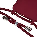 Θήκη Samsung Galaxy A25 5G OEM Soft Silicone Sockproof v3 πλάτη με κορδόνι από αντικραδασμικό TPU βαθύ κόκκινο - Image 4