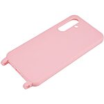 Θήκη Samsung Galaxy A25 5G OEM Soft Silicone Sockproof v3 πλάτη με κορδόνι από αντικραδασμικό TPU ροζ - Image 5
