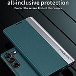 Θήκη Samsung Galaxy S24 5G New Design Leather Stand Cover από συνθετικό δέρμα μπλε σκούρο - Image 3