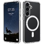 Θήκη Samsung Galaxy S24 5G OEM Silicone Sockproof συμβατό με MagSafe φορτιστή Transparent Πλάτη TPU