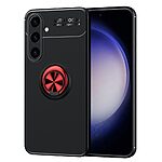 Θήκη Samsung Galaxy S24 5G OEM Magnetic Ring Kickstand / Μαγνητικό δαχτυλίδι / Βάση στήριξης TPU μαύρο / κόκκινο