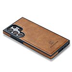 Θήκη Samsung Galaxy S24 Ultra 5G DG.MING PU Leather Sockproof Series Πλάτη από σκληρό πλαστικό με επένδυση δερματίνης καφέ - Image 5