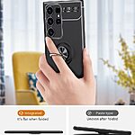 Θήκη Samsung Galaxy S24 Ultra 5G OEM Magnetic Ring Kickstand / Μαγνητικό δαχτυλίδι / Βάση στήριξης TPU μπλε - Image 4