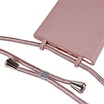 Θήκη Samsung Galaxy S24 Ultra 5G OEM Soft Silicone Sockproof v3 πλάτη με κορδόνι από αντικραδασμικό TPU ροζ - Image 4