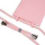 Θήκη Samsung Galaxy S24 Ultra 5G OEM Soft Silicone Sockproof v2 πλάτη με κορδόνι από αντικραδασμικό TPU ροζ - Image 4