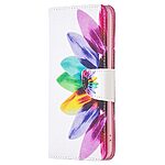 Θήκη Vivo Y36 OEM Colorful Petals με βάση στήριξης, υποδοχές καρτών και μαγνητικό κούμπωμα Flip Wallet από συνθετικό δέρμα και TPU - Image 5