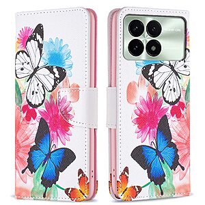 Θήκη Xiaomi Poco X6 Pro 5G OEM Vivid Butterflies με βάση στήριξης
