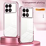 Θήκη Xiaomi Poco X6 Pro 5G Mad Mask Electroplating Series Thin Frame Πλάτη από Premium TPU με μεταλιζέ περίβλημα χρυσό - Image 3