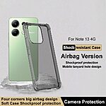 Θήκη Xiaomi Redmi Note 13 4G IMAK Airbag Series με ενισχυμένες γωνίες από Premium ανθεκτικό TPU μαύρο - Image 2