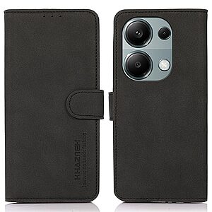 Θήκη Xiaomi Redmi Note 13 4G KHAZNEH Litchi Retro Texture Leather με βάση στήριξης