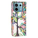 Θήκη Xiaomi Redmi Note 13 Pro 4G / Poco M6 Pro OEM Colorized Tree με βάση στήριξης, υποδοχές καρτών και μαγνητικό κούμπωμα Flip Wallet από συνθετικό δέρμα και TPU - Image 5