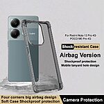 Θήκη Xiaomi Redmi Note 13 Pro 4G / Poco M6 Pro IMAK Airbag Series με ενισχυμένες γωνίες από Premium ανθεκτικό TPU μαύρο - Image 2