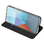 Θήκη Xiaomi Redmi Note 13 Pro 5G / Poco X6 5G DUX DUCIS Skin Pro Series με βάση στήριξης, υποδοχή καρτών και μαγνητικό κούμπωμα Flip Wallet από συνθετικό δέρμα και TPU μαύρο - Image 3