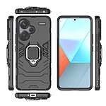 Θήκη Xiaomi Redmi Note 13 Pro+ 5G Mad Mask Πλάτη Thin Armor με Μαγνητικό δαχτυλίδι και Βάση στήριξης TPU μαύρο - Image 5