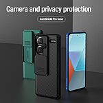 Θήκη Xiaomi Redmi Note 13 Pro+ 5G NiLLkin Camshield Pro Series Πλάτη με προστασία για την κάμερα από σκλήρό Premium TPU μπλε - Image 5