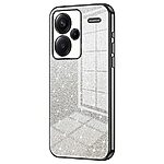 Θήκη Xiaomi Redmi Note 13 Pro+ 5G OEM πλάτη με διακριτικό γκλίτερ V2 από αντικραδασμικό Premium TPU μαύρο