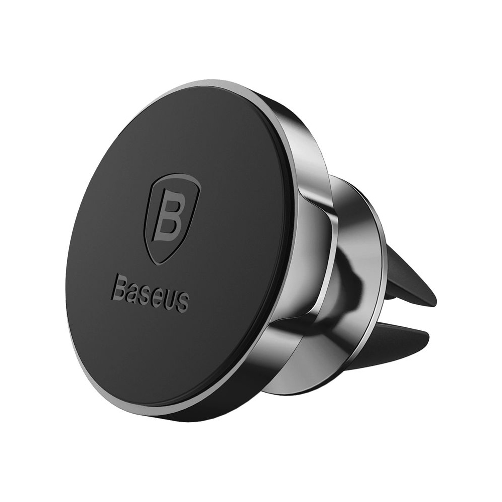 0053357_0 Baseus Car Mount Small ears series Magnetic suction bracket (Air outlet type) Black (SUER-A01) (BASSUER-A01) - Image 1