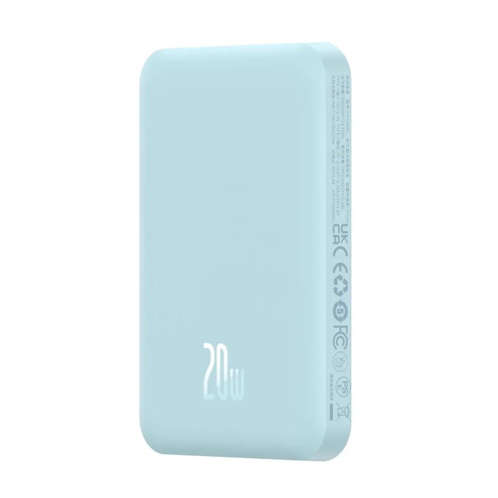 0065607_0 Baseus Magnetic Mini Powerbank 5000mAh 20W (blue) (P10022107313-00) (BASP10022107313-00) - Image 1