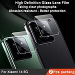 Αντιχαρακτικό γυαλί κάμερας IMAK για Xiaomi 14 5G Camera lens Tempered Glass 9H – 0.15mm 2τμχ. - Image 4