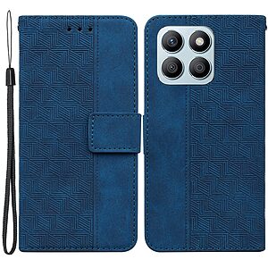 Θήκη Honor X8b Mad Mask Leather Wallet Case Geometry Style με βάση στήριξης