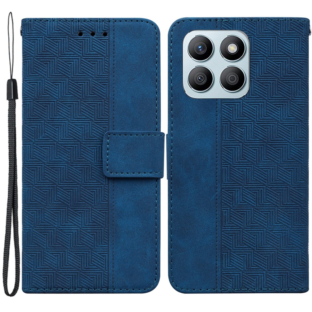 Θήκη Honor X8b Mad Mask Leather Wallet Case Geometry Style με βάση στήριξης Θήκη Honor X8b Mad Mask Leather Wallet Case Geometry Style με βάση στήριξης