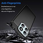 Θήκη Honor X8b Mad Mask Brushed TPU Carbon Πλάτη μαύρο - Image 2