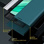 Θήκη Honor X8b New Design Leather Stand Cover από συνθετικό δέρμα λευκό - Image 5