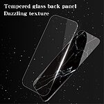Θήκη Honor X8b OEM σχέδιο Marble με Πλάτη Tempered Glass TPU μαύρο - Image 4