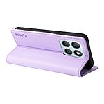 Θήκη Honor X8b YIKATU Folio Series με βάση στήριξης, υποδοχή καρτών και μαγνητικό κούμπωμα Flip Wallet από συνθετικό δέρμα και TPU μωβ ανοιχτό - Image 3