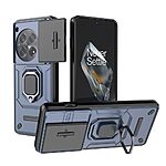 Θήκη OnePlus 12 5G Mad Mask Camshield Armor Guard v3 Πλάτη με προστασία για την κάμερα, Kickstand και Βάση στήριξης από σκλήρό Premium TPU μπλε - Image 4