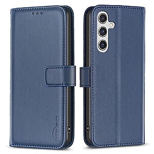 Θήκη Samsung Galaxy A35 5G BINFEN COLOR Leather Wallet series 12 με βάση στήριξης