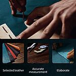 Θήκη Samsung Galaxy A35 5G New Design Leather Stand Cover από συνθετικό δέρμα γαλάζιο - Image 2