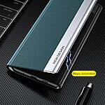 Θήκη Samsung Galaxy A35 5G New Design Leather Stand Cover από συνθετικό δέρμα γαλάζιο - Image 3