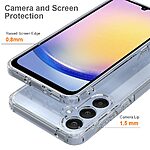 Θήκη Samsung Galaxy A35 5G OEM Silicone Sockproof V6 Anti-Slip Transparent Πλάτη TPU - Image 5