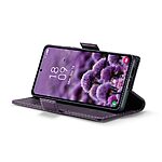 Θήκη Samsung Galaxy A55 5G CASEME 023 Series Πορτοφόλι με βάση στήριξης, υποδοχές καρτών και μαγνητικό κούμπωμα από συνθετικό δέρμα και TPU μωβ - Image 4