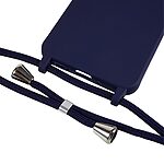 Θήκη Samsung Galaxy A55 5G OEM Soft Silicone Sockproof v3 πλάτη με κορδόνι από αντικραδασμικό TPU μπλε σκούρο - Image 4