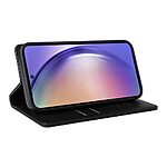 Θήκη Samsung Galaxy A55 5G YIKATU Folio Series με βάση στήριξης, υποδοχή καρτών και μαγνητικό κούμπωμα Flip Wallet από συνθετικό δέρμα και TPU μαύρο - Image 4