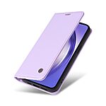 Θήκη Samsung Galaxy A55 5G YIKATU Folio Series με βάση στήριξης, υποδοχή καρτών και μαγνητικό κούμπωμα Flip Wallet από συνθετικό δέρμα και TPU μωβ ανοιχτό - Image 5