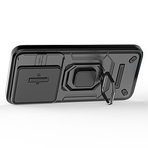 Kickstand και Βάση στήριξης από σκλήρό Premium TPU μαύρο