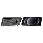 Θήκη Xiaomi 14 Ultra 5G Mad Mask Camshield Armor Guard v4 Πλάτη με προστασία για την κάμερα, Kickstand και Βάση στήριξης από σκλήρό Premium TPU μαύρο - Image 3